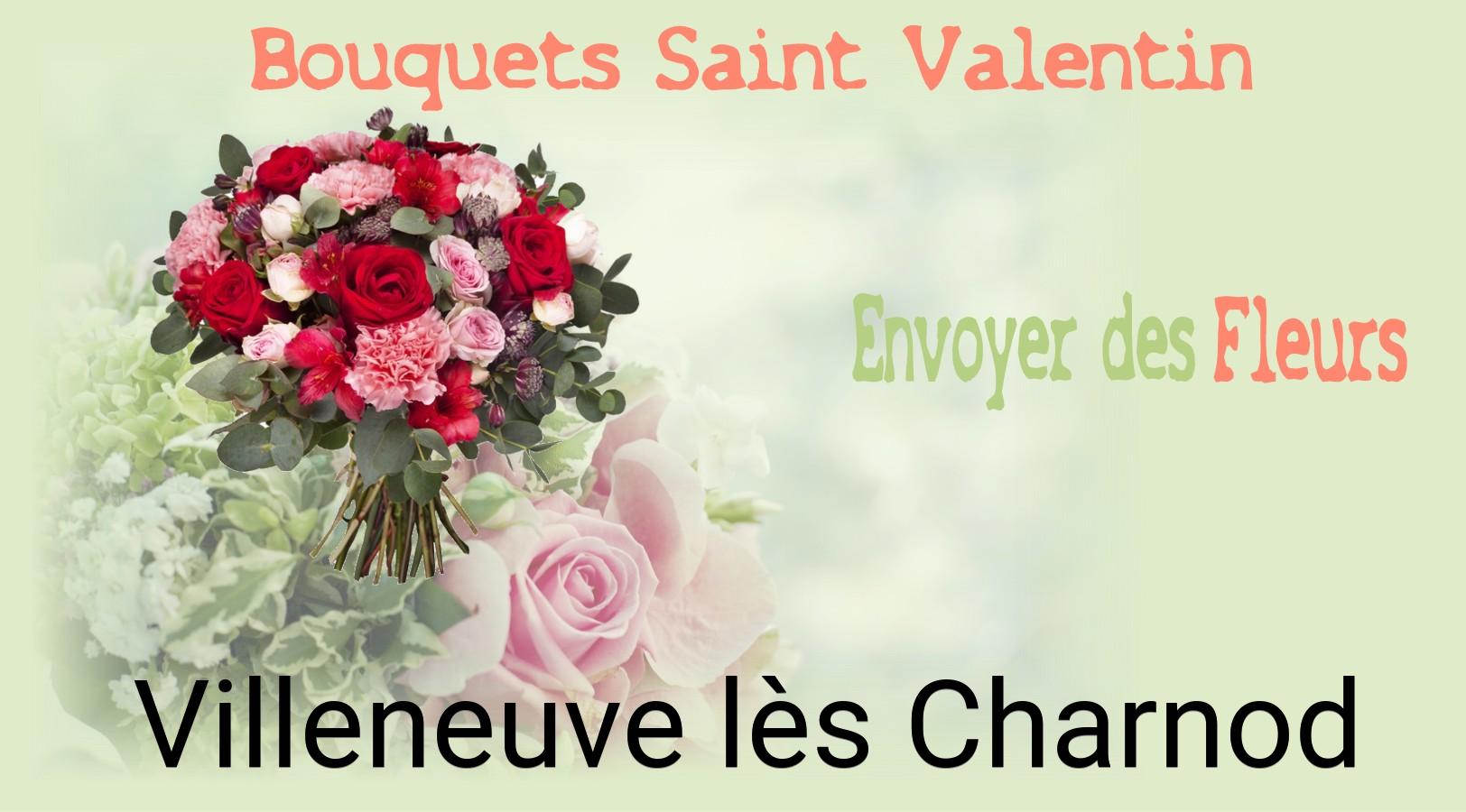 Roses de Saint-Valentin livrées à Villeneuve-lès-Charnod